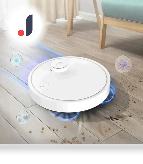 Robot Vacuum Cleaner 3-in-1 — Smart Cleaning Robots, Modern Home Furnishing
