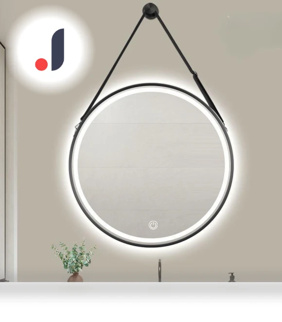 Round Makeup Mirror with LED Lighting — Makeup, Vinde Home