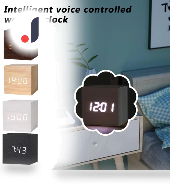 Smart Alarm Clock with Voice Control — Clocks, Wrigleys