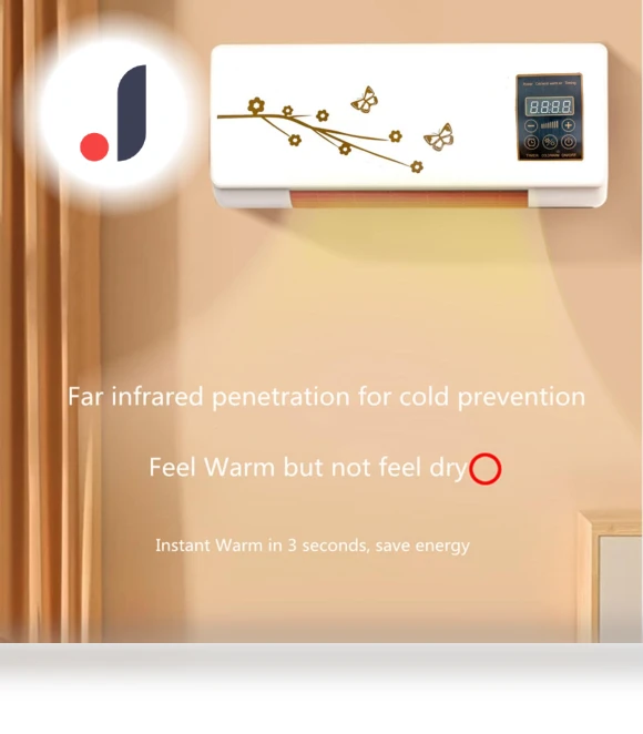 Smart Electric Heater with Remote Control — Portable Heating Solutions, Lntelligent Living Hall