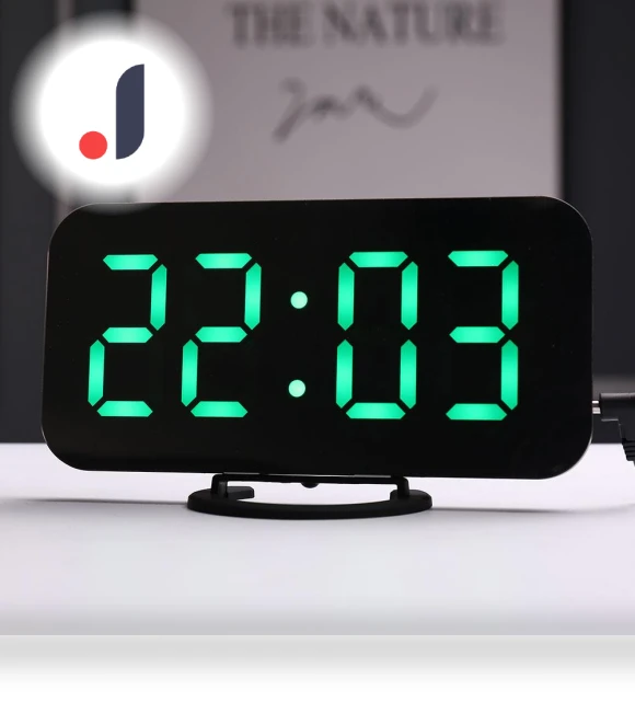 Smart LED Digital Alarm Clock — Alarm, Wrigleys