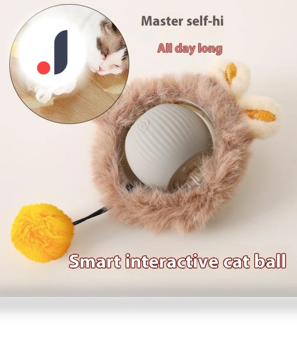 Smart Rolling Ball Toy for Cats — Cat Playthings, Luminaire Lighting Mall