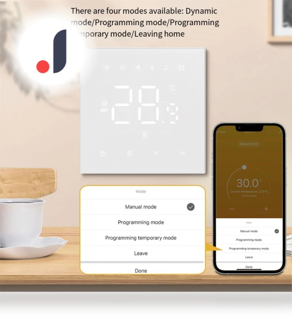 Smart Thermostat with WiFi App — HVAC Controls, Auto Accessories Home