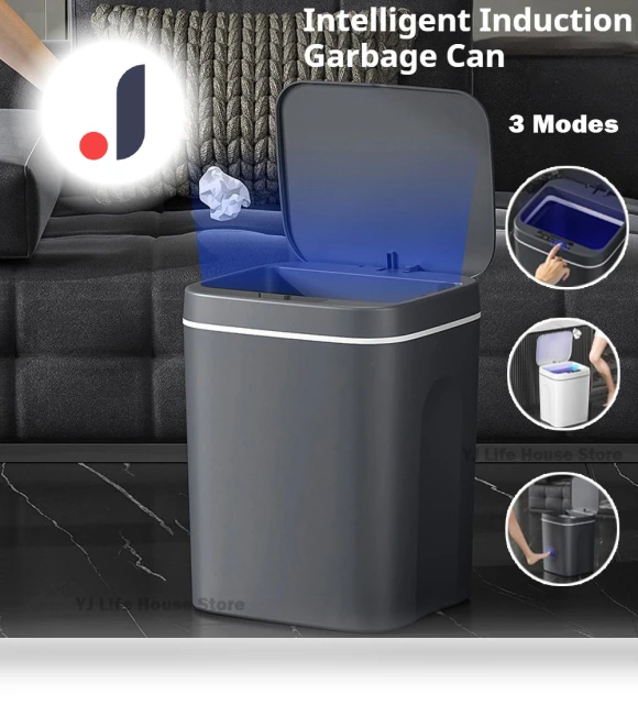Smart Trash Can for Bathroom — Waste Baskets, Refreshing Home