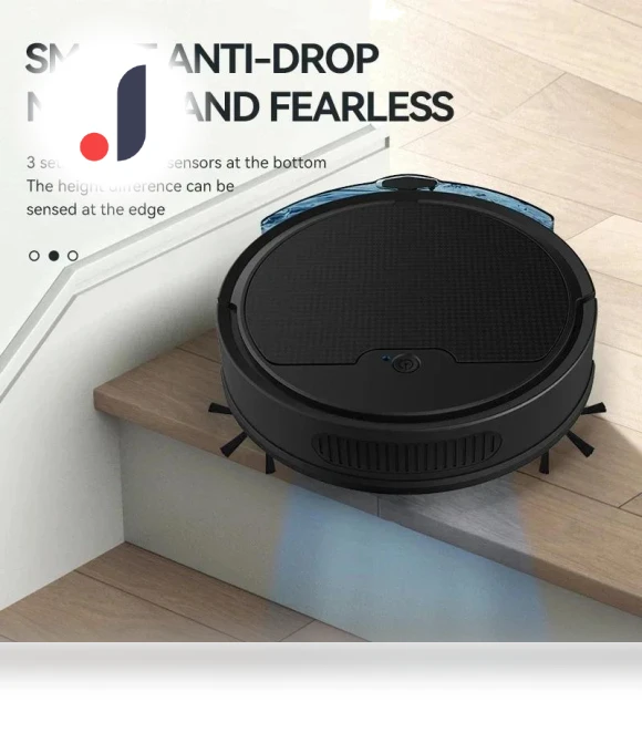 Smart Vacuum Cleaner with Remote Control App — Smart Cleaning Robots, Modern Home Furnishing