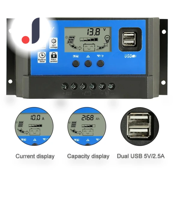 Solar Charge Controller — Power Management, Elegant Living House