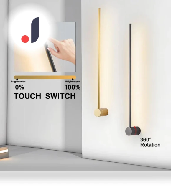 Touch Dimmer LED Wall Lights — Wall Lighting, Elegant Living House