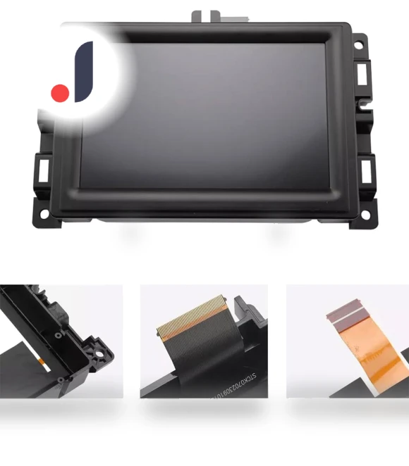 Uconnect LCD Touch Screen Radio Monitor Display with Frame — Display Modules, Auto Accessories Home