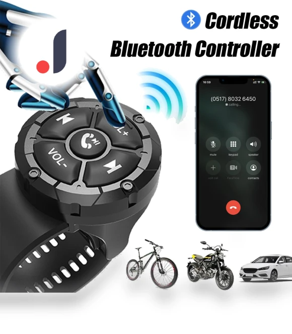 Wireless Bluetooth Remote Control Steering Wheel Handle — Wheels, A Surname Home