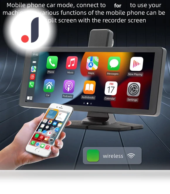 10.26-inch Wireless CarPlay Monitor — Stereo Receivers, Homedepot