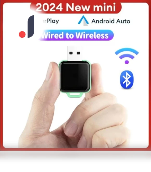 2 in 1 Wireless CarPlay Android Auto Adapter — Phone Accessories, YJMP Auto Parts