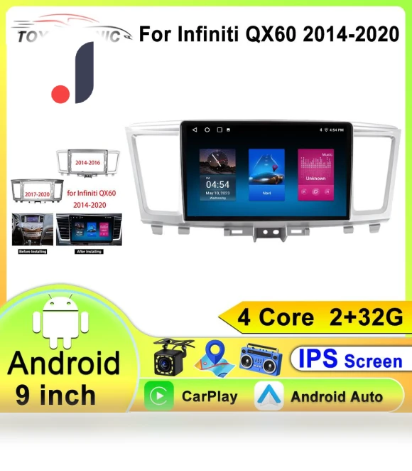 9-inch Touch Screen Car Stereo — In-Dash, ToyousoniC