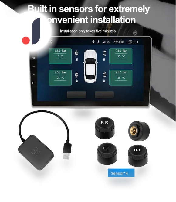 Automotive Tire Pressure Monitoring System with Mobile Display — TPMS Sensor Replacements, 888 Auto Parts Town