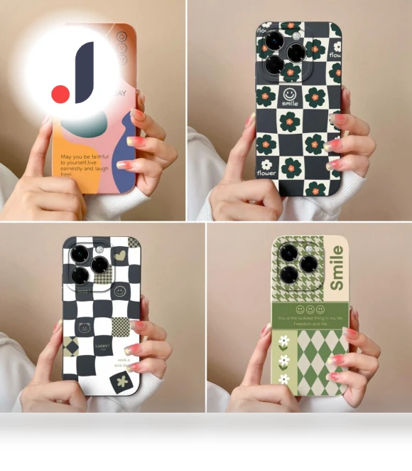 Bumper Case with Checkered Pattern — Bumpers, New Style Case