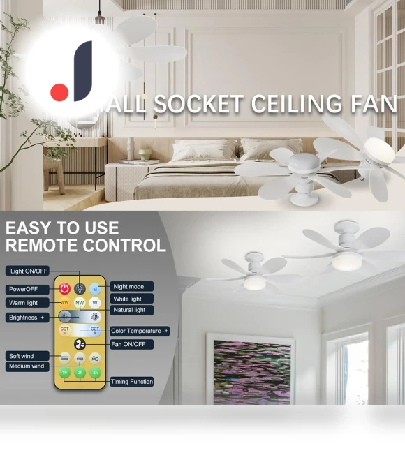 Ceiling Fan with Remote Control and LED Light — Ceiling Fans, Build My Home