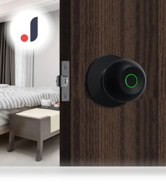 Electronic Biometric Door Handle — Locks, Home Furnishing Department Mall
