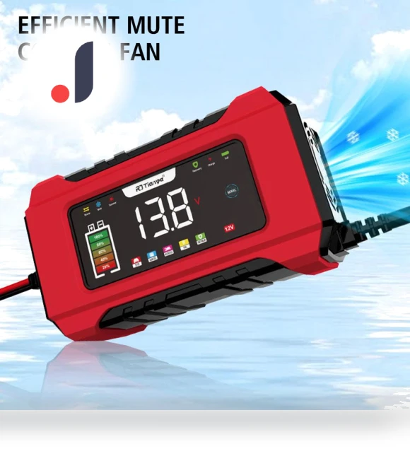 LCD Display Smart Charger 12V 6A Intelligent Fast Power Charging Full Automatic Car Battery Charger — Chargers, IKEA Supermarket