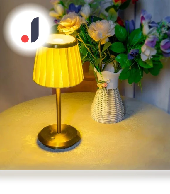 LED Fabric Lampshade with Touch Control — Lighting Accessories, Elegant Living House