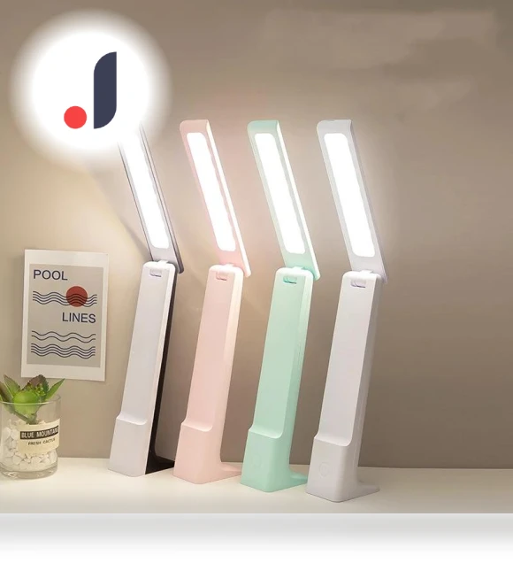 LED Foldable Desk Lamp with USB Charging — Study & Desk Lighting, Build My Home