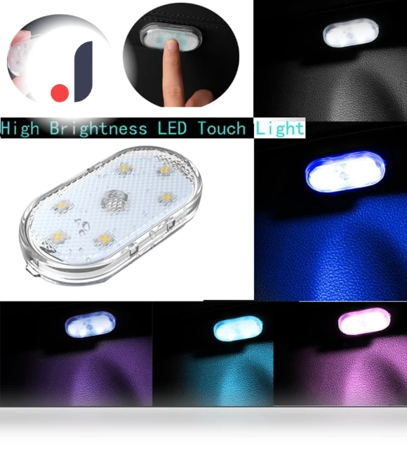 LED Touch Car Interior Light with USB Charging — Light Kit, A Auto Parts Mall