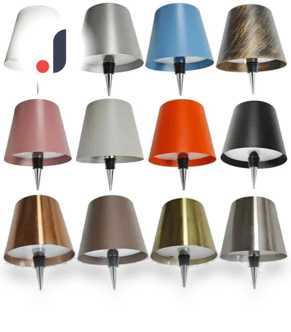 LED Touch Desk Lamp with Metal Bottle — Desk & Table Lighting, Elegant Living House