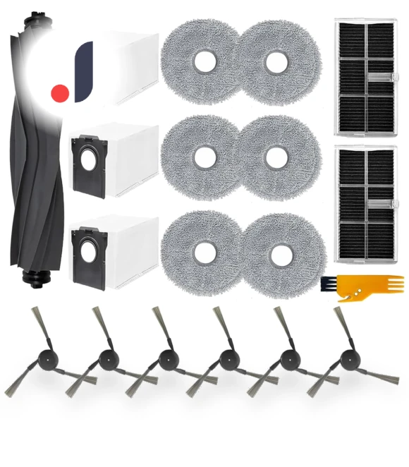 Main Side Brush HEPA Filters Mop Cloth Dust Bags — Parts & Accessories, Elegant Living House