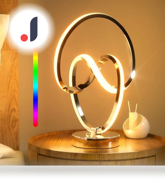 Modern Spiral Desk Lamp — Desk & Table Lighting, Cosy Homes