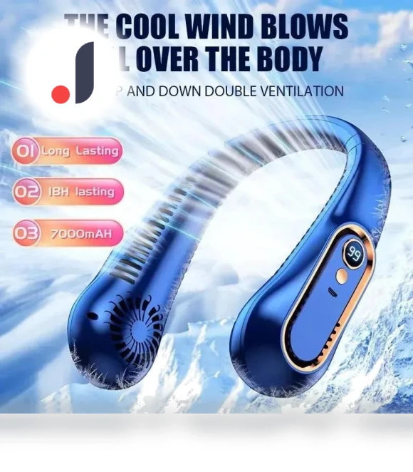 Neck Fan — Portable Cooling Solutions, happy8