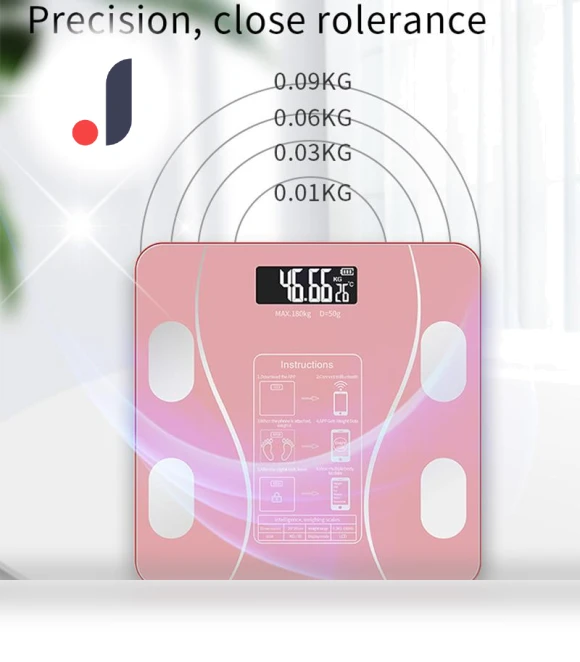 Smart Body Fat Scale — Body Composition Analysis, Comfort Homeware