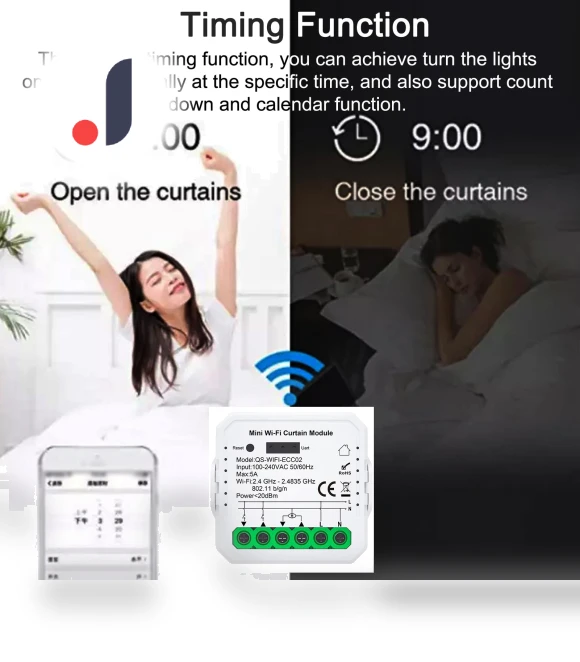 Smart Curtain Switch Module — Smart Home Modules, Build My Home