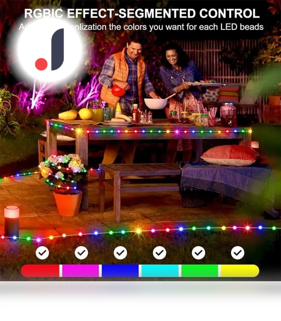 Smart LED Fairy Lights — String Lights, Build My Home