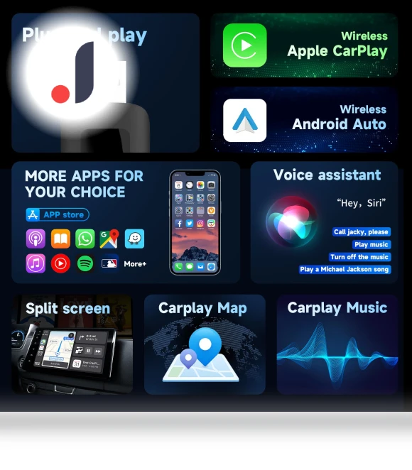 Smart Mini CarPlay Ai Box Wireless Adapter — Car Accessories & Gadgets, Kebidumei