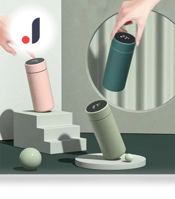 Smart Thermos Water Bottle — Travel Drinkware, Stone Home