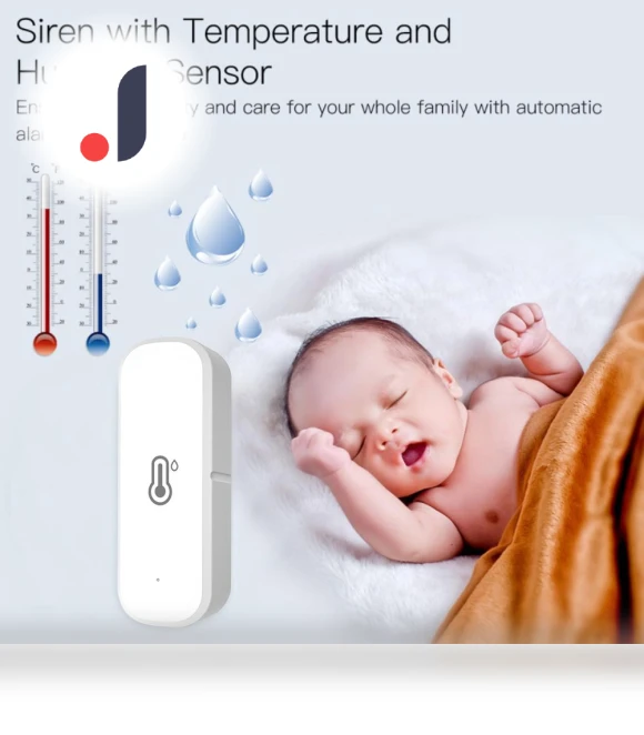 Smart Wi-Fi Temperature and Humidity Sensor — Home Climate Control, Build My Home