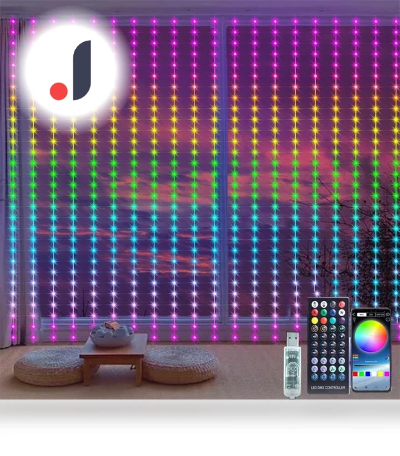 Smart Window Curtain Lights — String Lights, Super Dream Home
