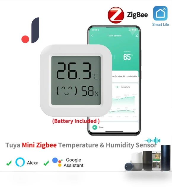 Temperature and Humidity Sensors Mini — Home Climate Control, Serene Homes