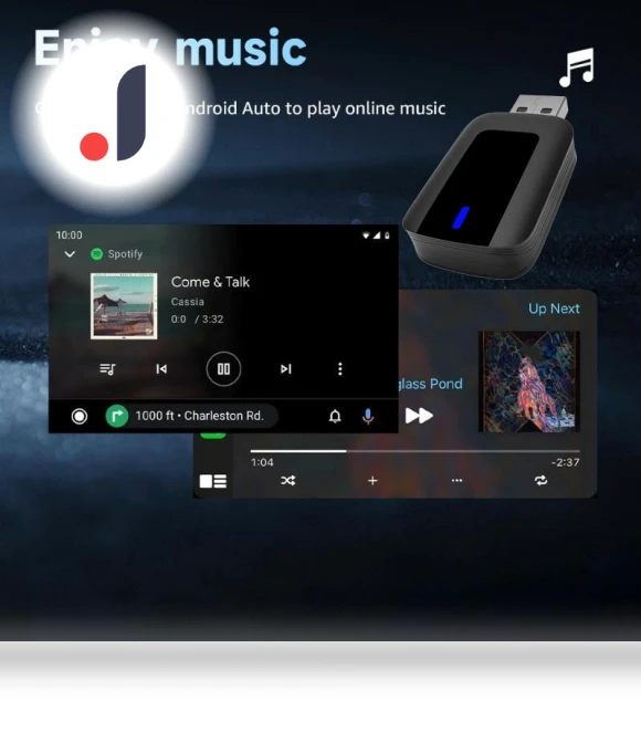 Wireless Carplay Android Auto Adapter — Stereo Receivers, A Auto Parts Mall