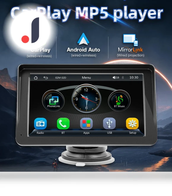 7-inch Android Auto Carplay Wireless Car Multimedia Player — Car Installation Essentials, JOHO - CarGear