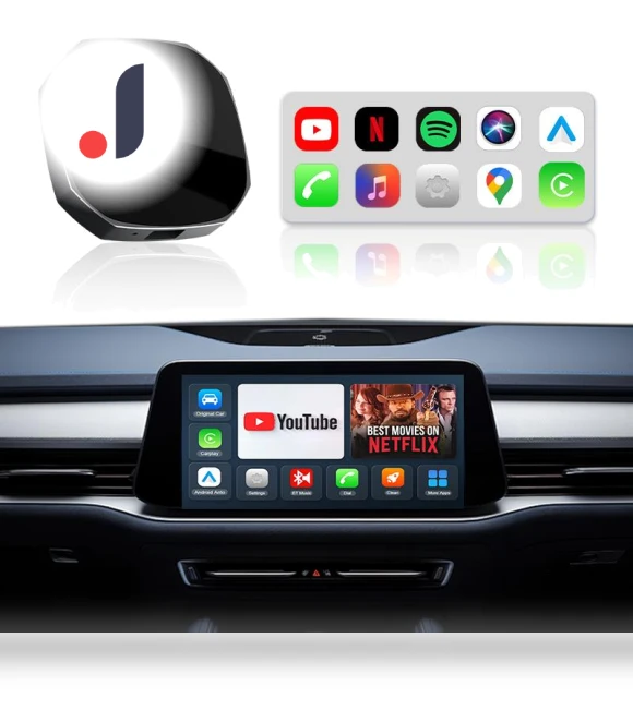 Android 12 CarPlay Smart AI Box — Stereo Receivers, JOHO - CarGear