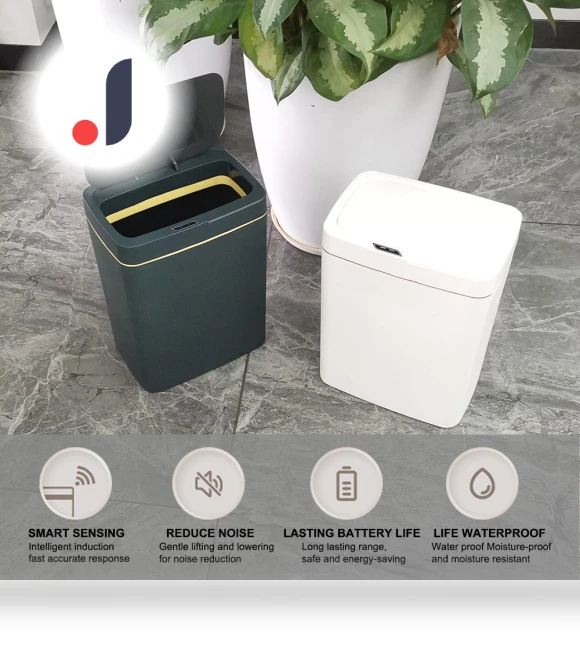 Automatic Packing Smart Trash Can — Kitchen Cans, Lntelligent Living Hall