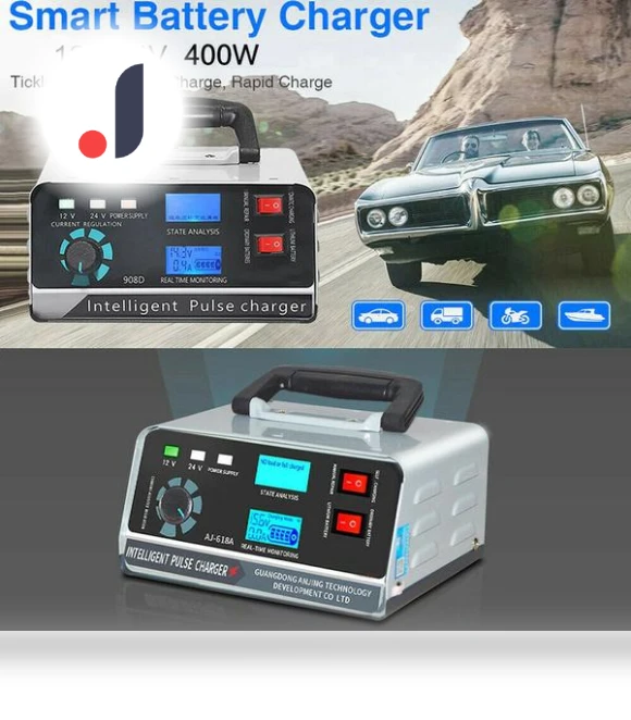 Car Charger 12V/24V 400W 40A Trickle Smart Pulse Repair — Chargers, Fugare