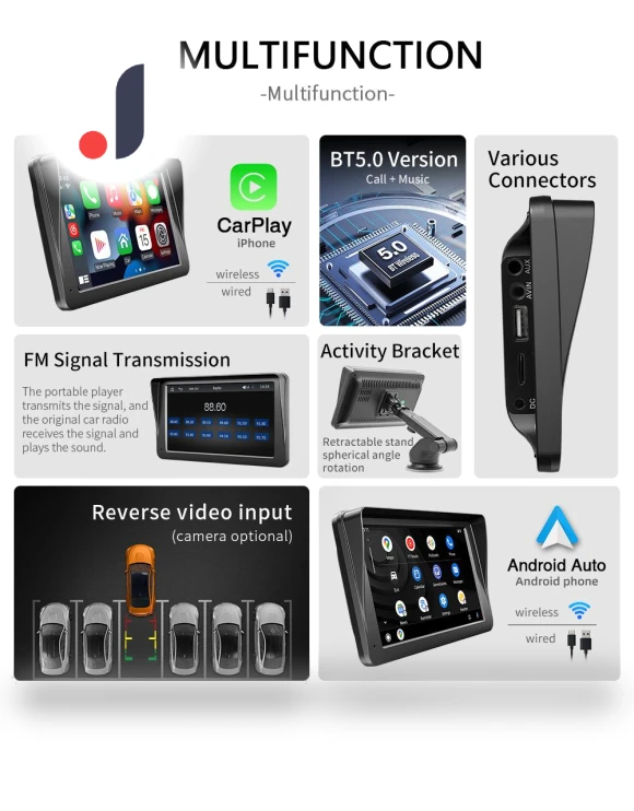 Car Multimedia Player — Stereo Receivers, JOHO