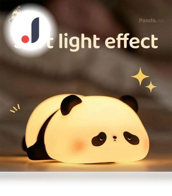 Cute LED Night Light with Panda and Sheep — Night Lights, Good Household Items