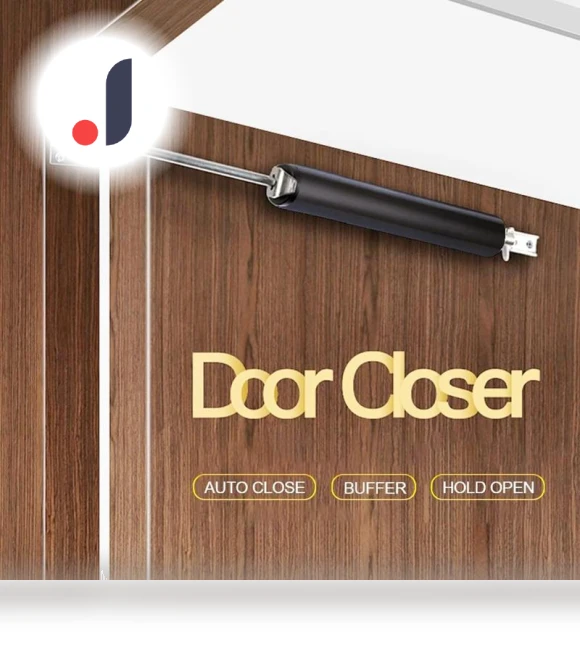 Gas Spring Door Closer — Door Closers, Seahorse Home