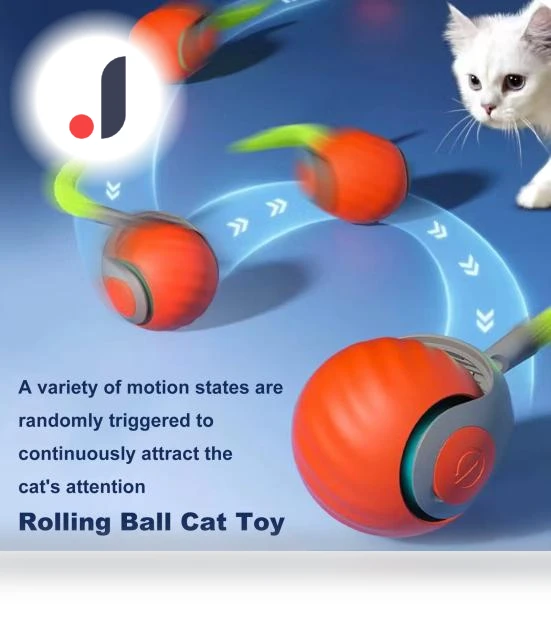 Interactive Cat Toy Rolling Ball — Cat Playthings, anruifu