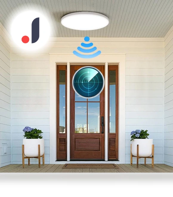 LED Ceiling Light with Motion Sensor — Overhead Lighting, Rainbow Rain