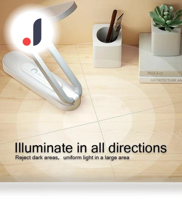 LED Desk Lamp with Touch Night Light — Study & Desk Lighting, Build My Home
