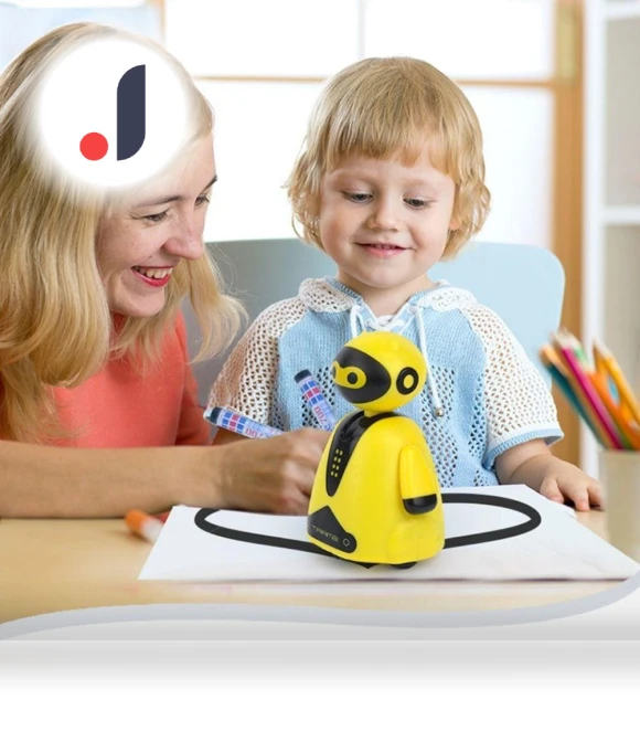 Magic Drawing Robot Penguin — Interactive Learning Devices, Rainbow Rain