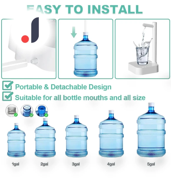 Portable Automatic Electric Water Dispenser — Hydration Solutions, RuJia Home Decor