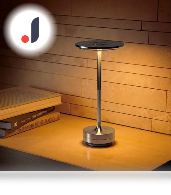 Rechargeable Alloy Desk Lamp — Desk & Table Lighting, Good Household Items